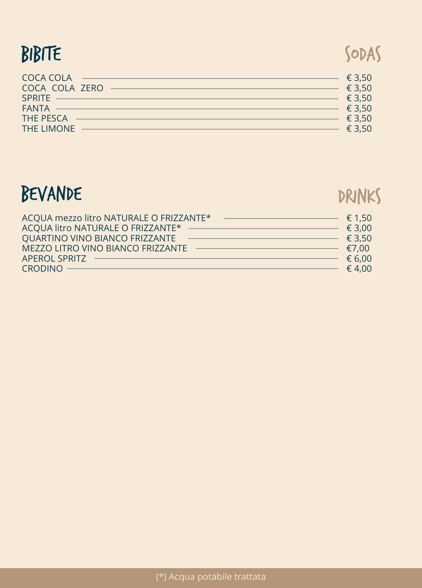 bibite - bevande varese