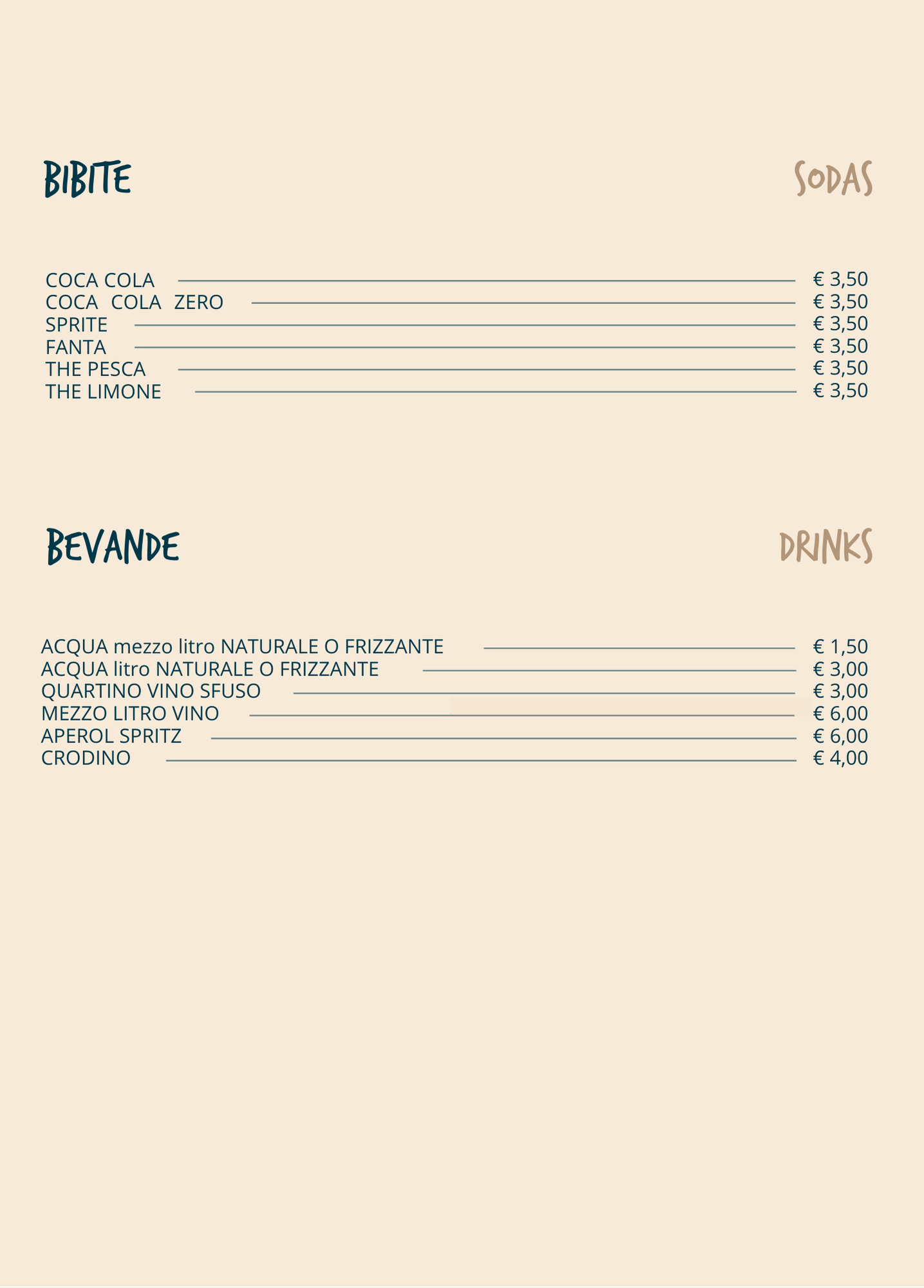 bibite - bevande induno